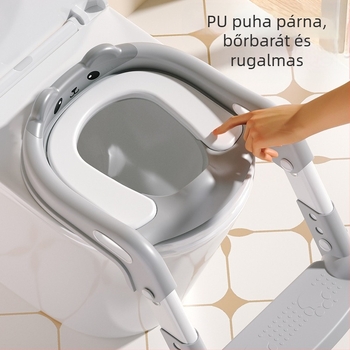 Gyerek WC Segédszék Lépcsőházi WC Óvodai lábtartó Baba WC Hurok Hordozható WC létra