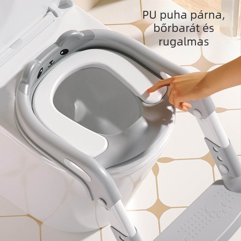 Gyerek WC Segédszék Lépcsőházi WC Óvodai lábtartó Baba WC Hurok Hordozható WC létra