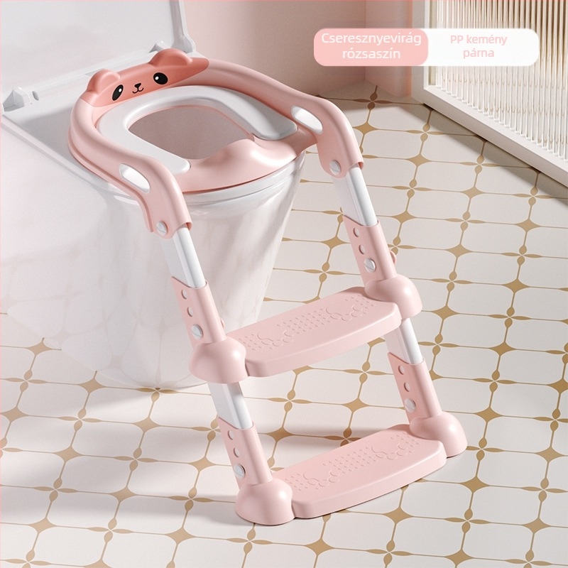 Gyerek WC Segédszék Lépcsőházi WC Óvodai lábtartó Baba WC Hurok Hordozható WC létra
