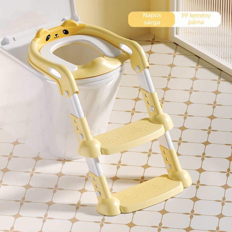 Gyerek WC Segédszék Lépcsőházi WC Óvodai lábtartó Baba WC Hurok Hordozható WC létra