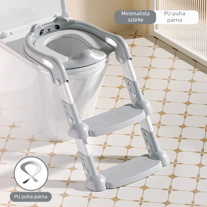 Gyerek WC Segédszék Lépcsőházi WC Óvodai lábtartó Baba WC Hurok Hordozható WC létra
