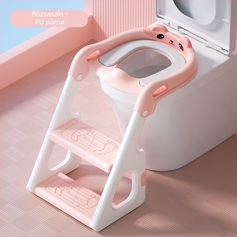 Gyerek WC Segédszék Lépcsőházi WC Óvodai lábtartó Baba WC Hurok Hordozható WC létra