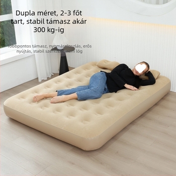 Felfújható ágy otthoni használatra, felfújható matrac egy vagy két személy számára, lusta ágy, hordozható kültéri légmatrac 313
