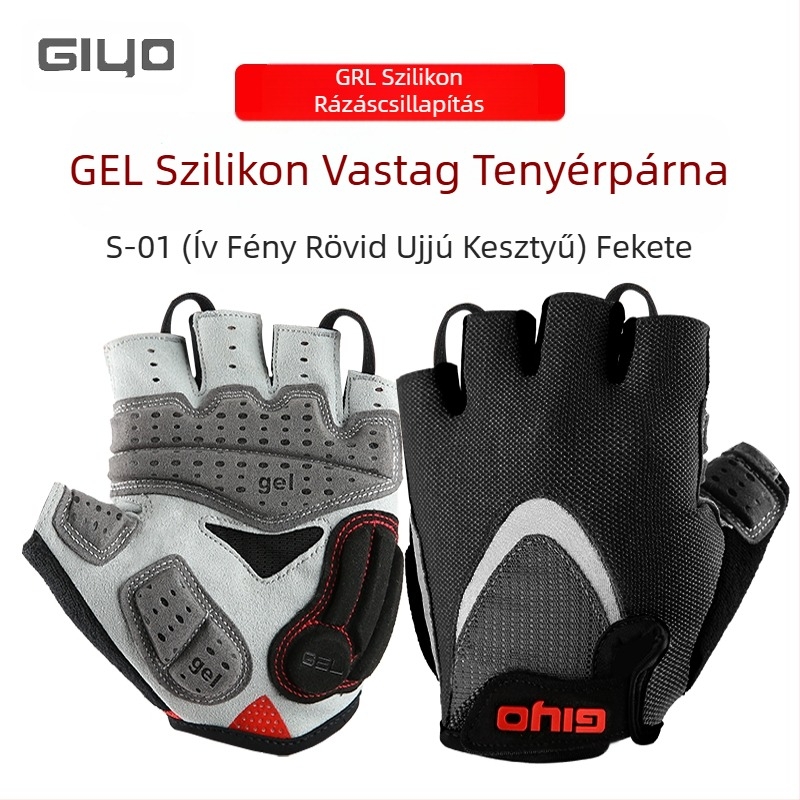 GIYO nyári és téli kerékpáros kesztyű, rövid ujjú, félig hosszú ujjú, országúti, hegyi kerékpár, női, férfi kerékpár, lengéscsillapító