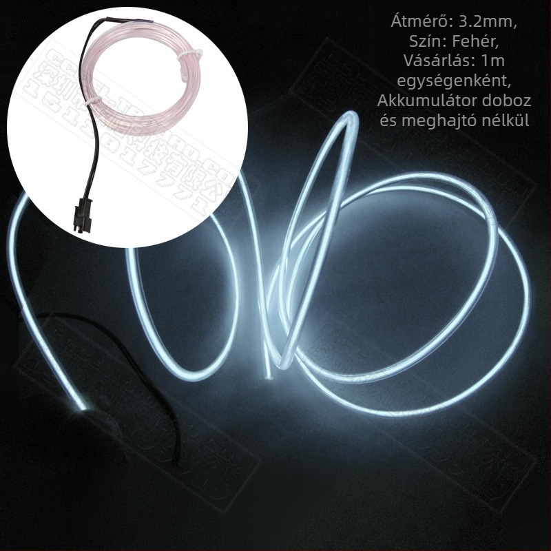 El Cold Light világító ruházat Világító alapanyagok Fluoreszkáló táncelőadás ruházat feldolgozása Eredeti formatervezés