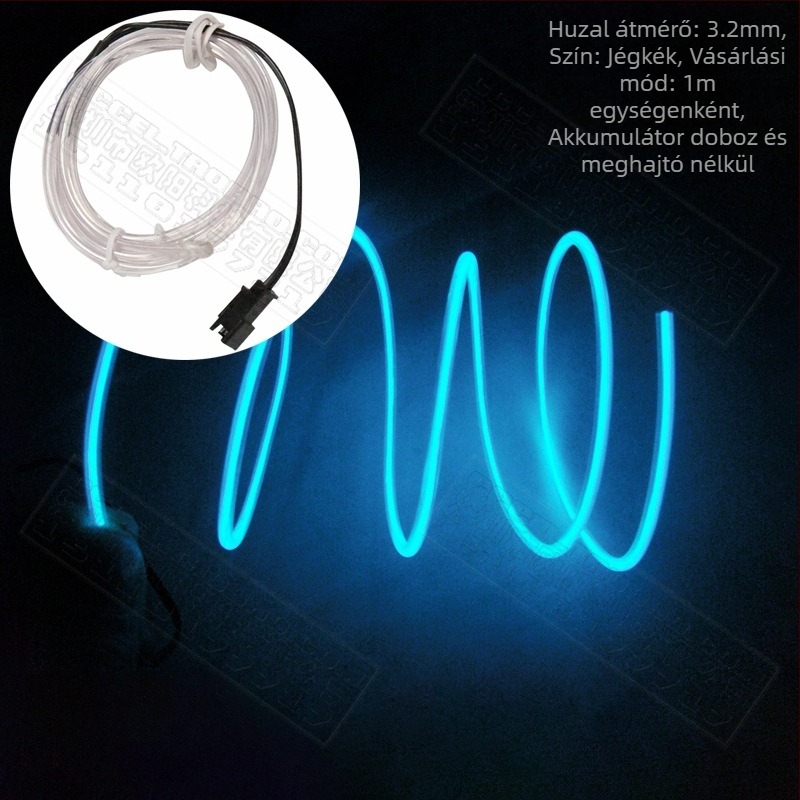El Cold Light világító ruházat Világító alapanyagok Fluoreszkáló táncelőadás ruházat feldolgozása Eredeti formatervezés