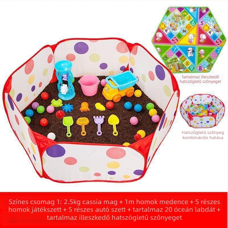 Cassia mag játék homok ömlesztett gyermekjáték párna mag vadpor eltávolítás ömlesztett medence homok nagykereskedelem