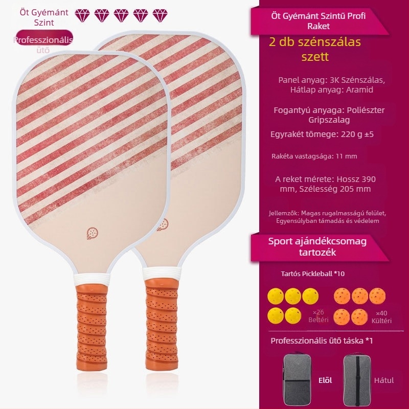 UGIN Peak ütődeszka karbonszálas verseny minőségű professzionális minőségű öltöny Sports Peak ütődeszka pickleballhoz