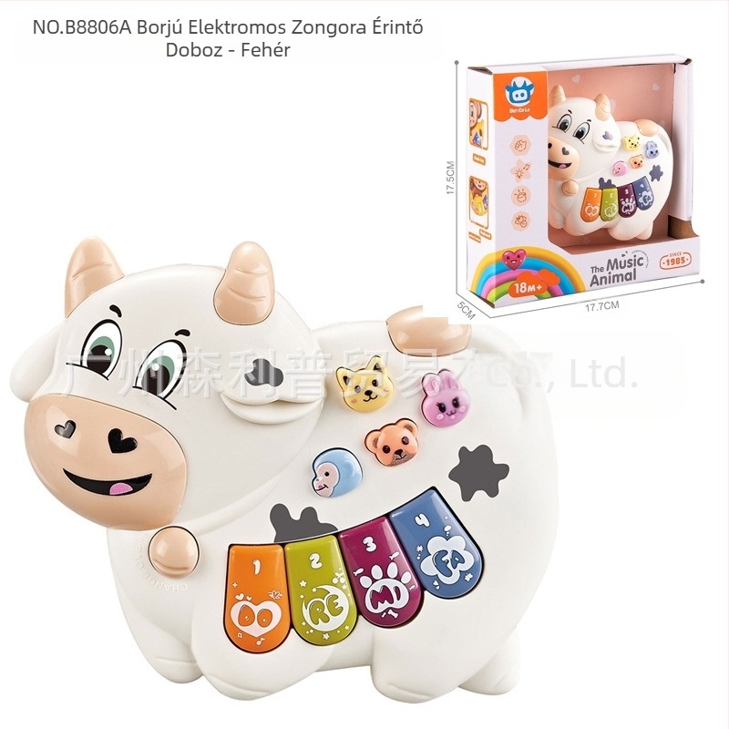 Gyermek multifunkcionális rajzfilm állat elektronikus orgona oktatójáték könnyűzene elektronikus zongora hangszer játék