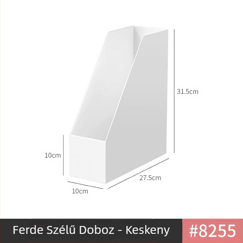 Könyvespolc akril asztali átlátszó könyvespolc állvány irodai irattartó asztali könyvtároló doboz állvány
