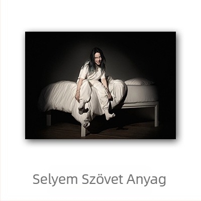 Aliexpress határokon átnyúló Billie Eilish hírességposzter, Billie Eilish európai és amerikai karakterű hálószobai és nappali falikép
