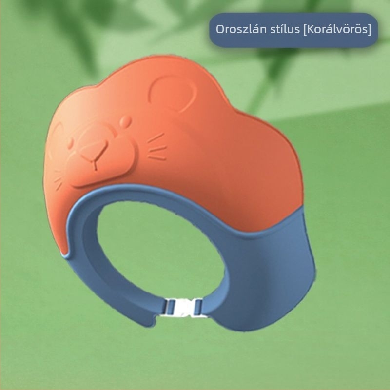 Babasampon műtárgy gyermek vízvisszatartó sapka baba fürdő zuhanysapka gyermek hajmosás vízálló fülvédő vízvédő sapka