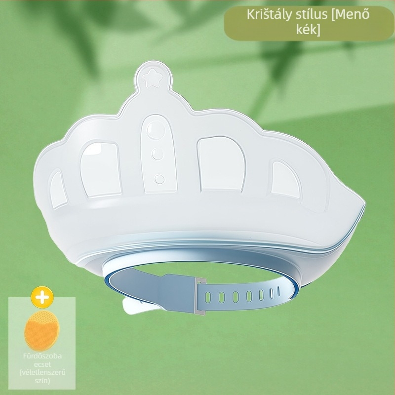 Babasampon műtárgy gyermek vízvisszatartó sapka baba fürdő zuhanysapka gyermek hajmosás vízálló fülvédő vízvédő sapka