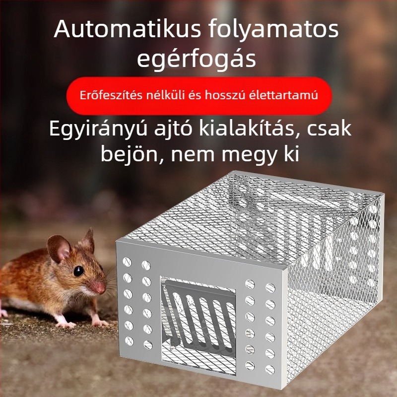 Gyári nagykereskedelmi egérketreces egércsapda export modell folyamatos, teljesen automatikus egércsapda műtermék szuper erős rögzítő egércsapda