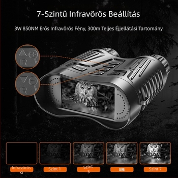 Gyári közvetlen értékesítésű új 4K éjjellátó készülék, nagyfelbontású fotó- és videó digitális távcső, kültéri infravörös éjjellátó teleszkóp