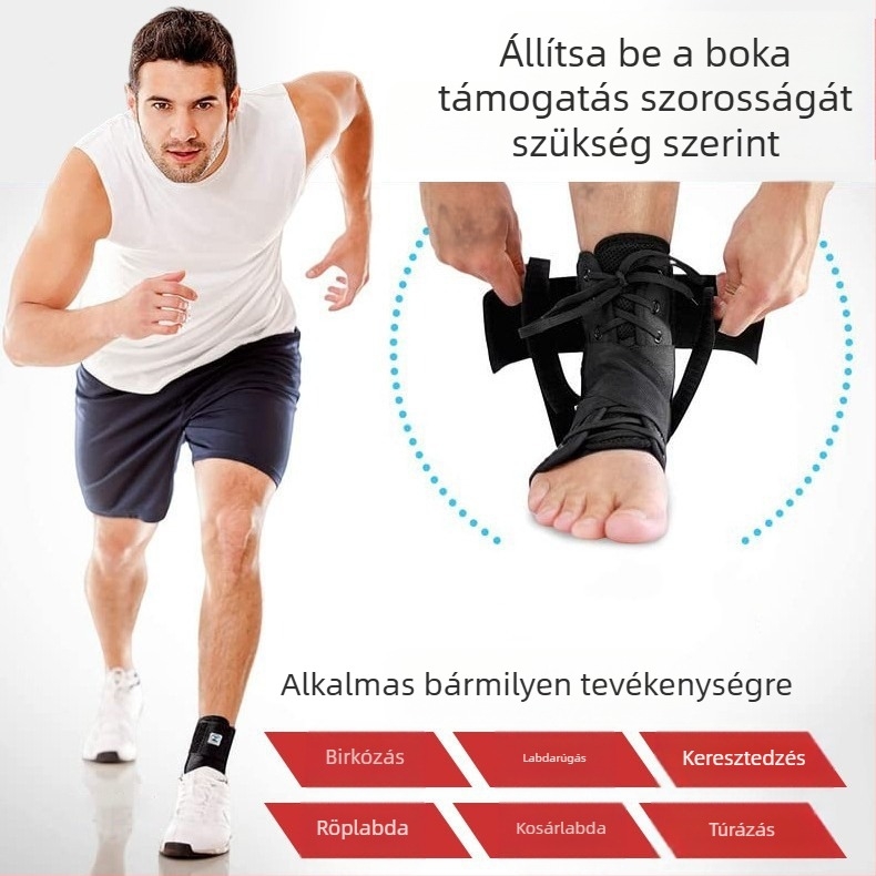 Határokon átnyúló, lélegző, valgus lábpánt, cipőfűző, bokavédők, bokavédők, rándulásvédők, fix pánt