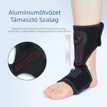 Határokon átnyúló új, határokon átnyúló, forgó lábszárvédő, tépőzáras állíthatósággal, megtámasztható bokatámasz, valgus gyakorlat