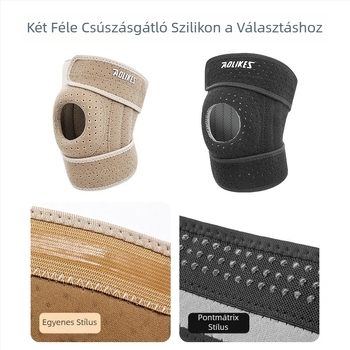 Térdvédők, Hegymászás, Szilikon Csúszásmentes Térdvédők, Kültéri Kerékpározás Kosárlabda 4 Rugós Támogatás, Férfi és Női Térdvédők Nagykereskedelem