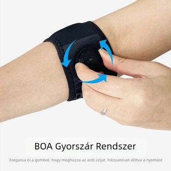 Gombos könyökvédők, határokon átnyúló, forgó karpántok, fitnesz, Amazon Sports Eva nyomás alatt álló futókar-hüvelyek