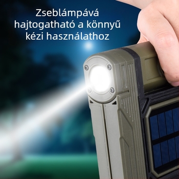 Kültéri LED újratölthető, nagy fényerejű, ultra hosszú, teleszkópos, összecsukható kempinglámpa állvánnyal, kemping sátorlámpa, hordozható keresőlámpa
