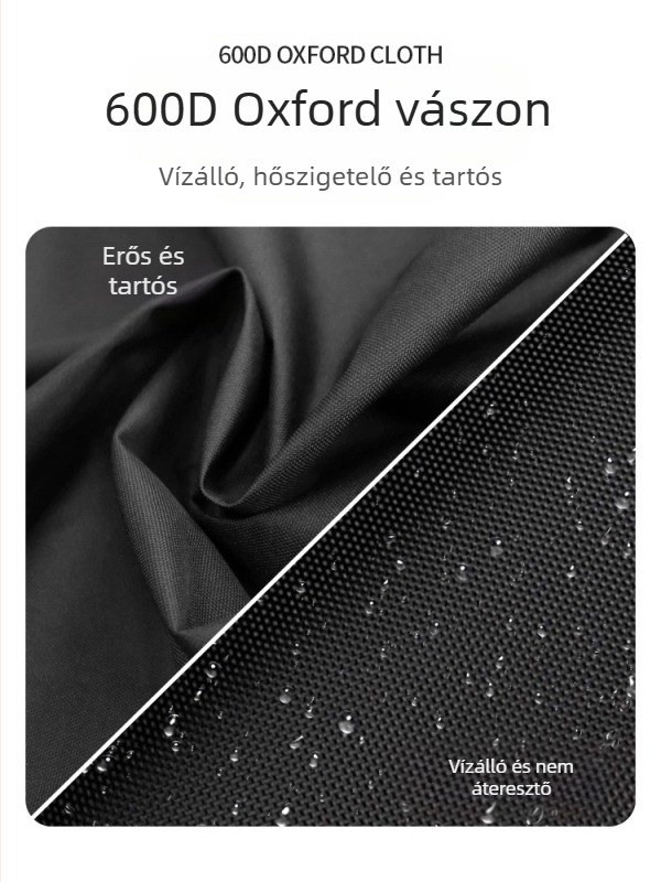 Kajak, jacht, városnéző hajó, napellenző, horgászcsónak, fészer, rohamcsónak, összecsukható, hordozható, 600D Oxford szövetből készült esővédő