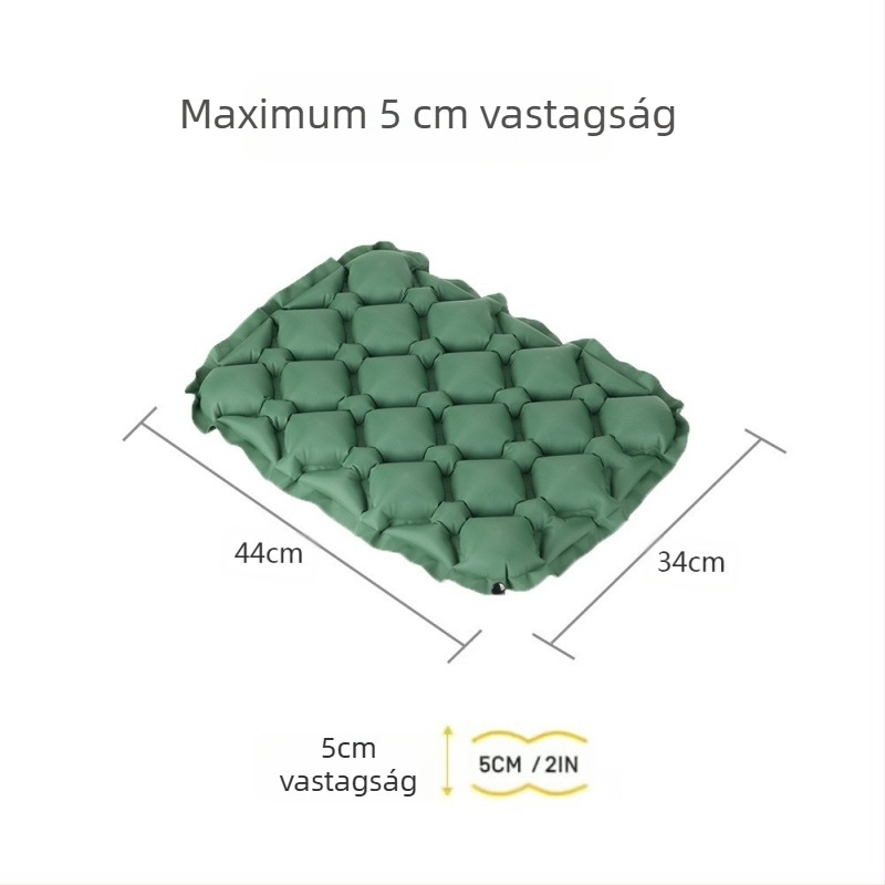 Felfújható kisállatszőnyeg kültéri piknik kemping stílusú strand egyszemélyes TPU automatikus felfújható ágy sátor alvószőnyeg nedvességálló és vízálló