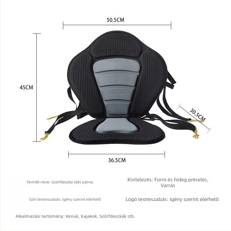 Gyárilag spot va die szörfdeszka ülés kajak háttámla kenu sodródó csónak kemény csónakpárna kültéri