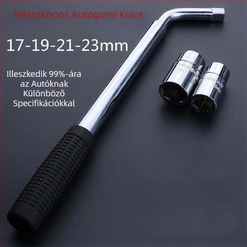 Autógumi kulcshüvely behúzható, meghosszabbított, munkaerő-takarékos autógumi csere szétszerelés kerékagy kulcs öltöny szerszám