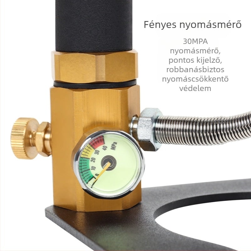 DIDEEP rozsdamentes acél nagynyomású szivattyú 30MPA 4500psi 40MPA 6000psi háromfokozatú kézi