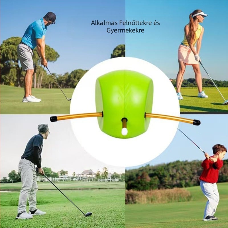 Golfcsatlakozó labda Golf Corrector kiegészítő swing tréner búcsút intett a raktáron lévő csirkeszárny-gyártóknak
