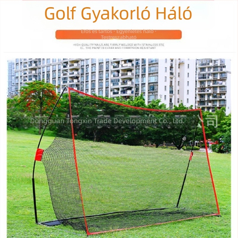 Az Amazon legkelendőbb golf gyakorlóhálója, golfütőketrec beltéri használatra, könnyen telepíthető, golf lendítésre kész készlettel