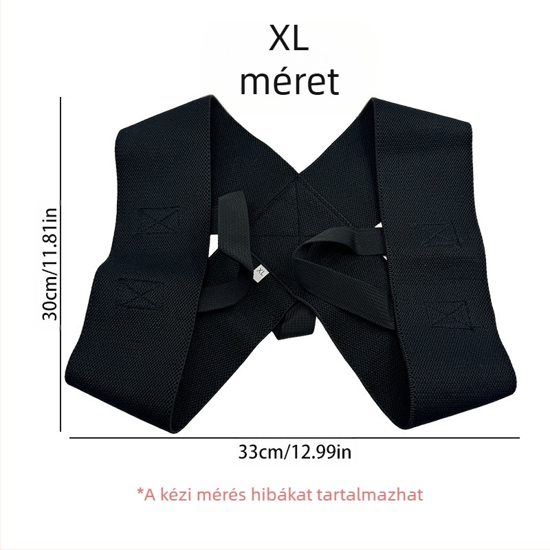 Nyitott váll- és hátpánt, púpos háttámla-korrekció, felnőtt hanyatt fekvőtámasz, háterősítő öv, nyitott váll, egyenes hátú segédkorrekciós öv