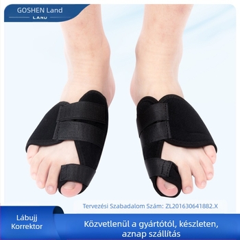Nagykereskedelmi, határokon átnyúló nagylábujj-elválasztó segédkorrekciós öv, nagylábujj-csonttámogatás, nappali és éjszakai lábujjvédők