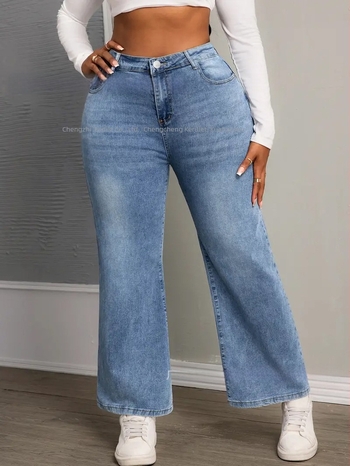 [Tisztelettel] raktáron Határokon átnyúló Amazon kívánság Európában, Amerikában és az eBay-en Új Amazon plus size farmernadrág nőknek