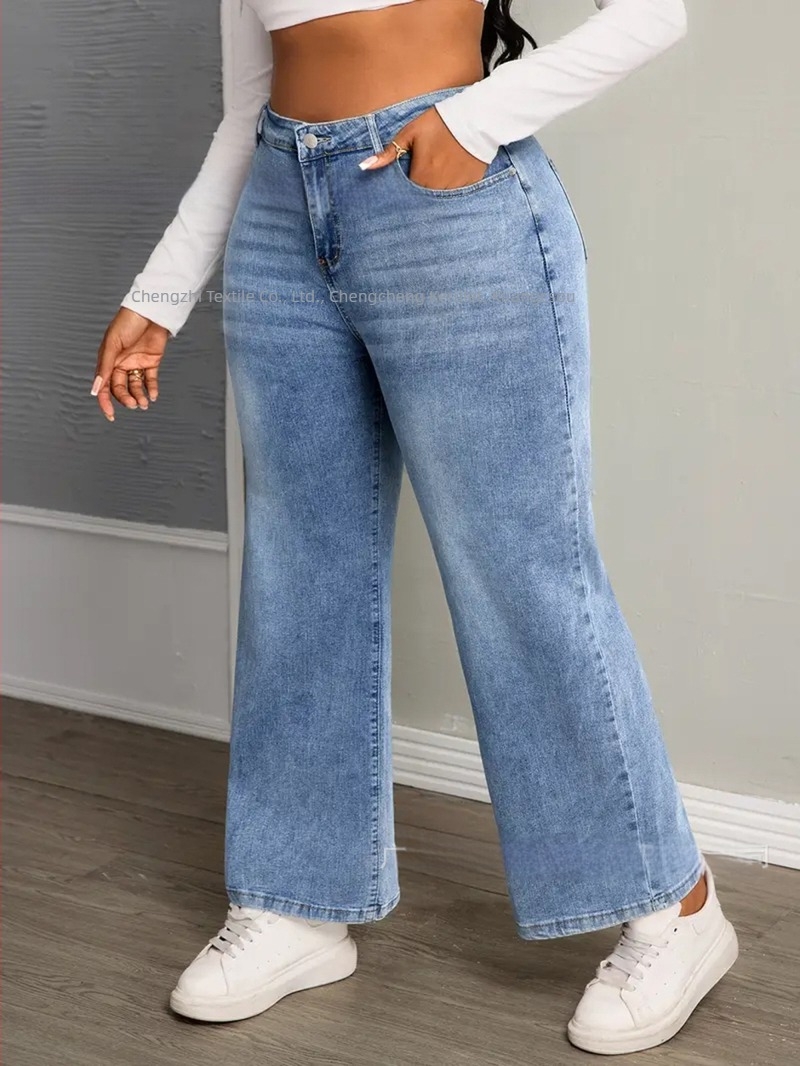 [Tisztelettel] raktáron Határokon átnyúló Amazon kívánság Európában, Amerikában és az eBay-en Új Amazon plus size farmernadrág nőknek