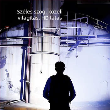 Wallson W91s fejlámpa zoom indukciós fejre szerelhető erős fény töltés távirányító vízálló munkahorgászat