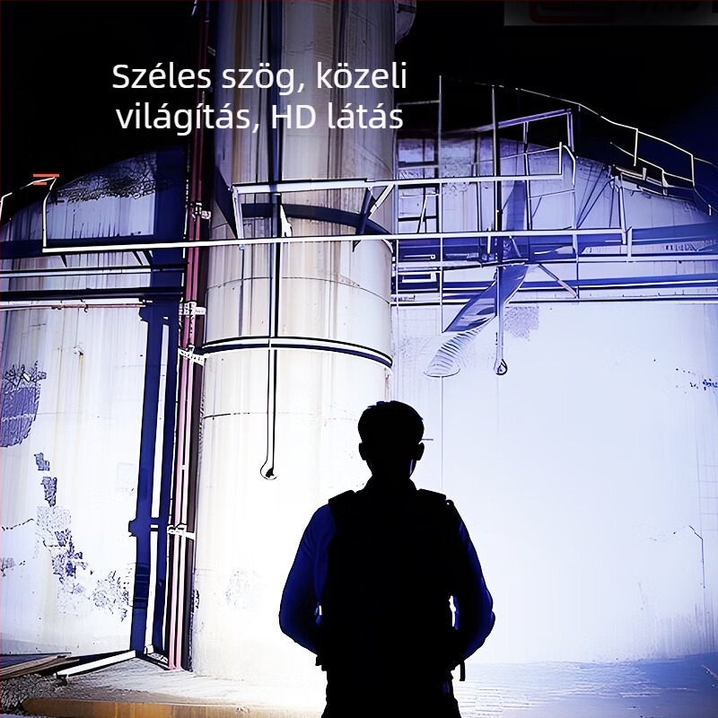 Wallson W91s fejlámpa zoom indukciós fejre szerelhető erős fény töltés távirányító vízálló munkahorgászat