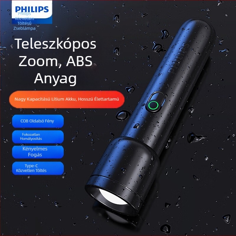 Philips zseblámpa, erős fényű zseblámpa, ultra hosszú akkumulátor-élettartam, kültéri túlélésre, kültéri világítás, vészvilágítás, SFL1123