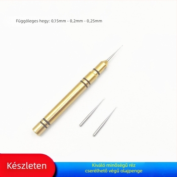 Asztaljavító szerszám Hegyes olajtoll Réz cserélhető fejű olajtoll Réz hegyű olajtoll Lapos szájú hegyes olajtoll