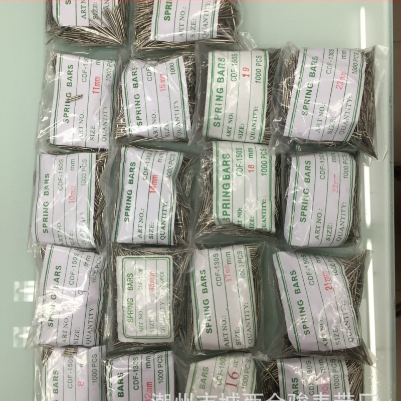 8-30 mm-es, többféle specifikációjú rozsdamentes acél fülátmérő, 1,3,1,5 rugós csapszeg, óraszerszám-kiegészítők gyártóinak nagykereskedelme