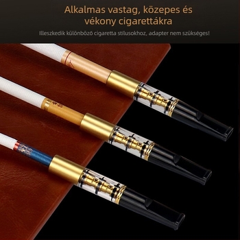 Yajue High-End Durva, Közepes és Finom, Háromszoros Használatú, Mosható Filteres Cigarettatartó Férfi Egészségügyi Cigarettatartó Dupla Filteres