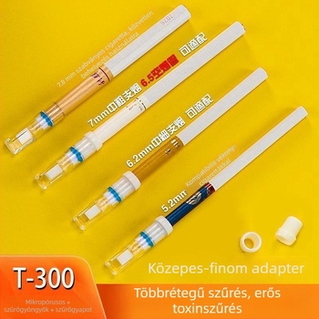 Yajue T-300 eldobható, háromszűrős cigarettatartó, közepes és finom átalakítóval a füst tisztítására, valamint férfi egészségszűrővel.