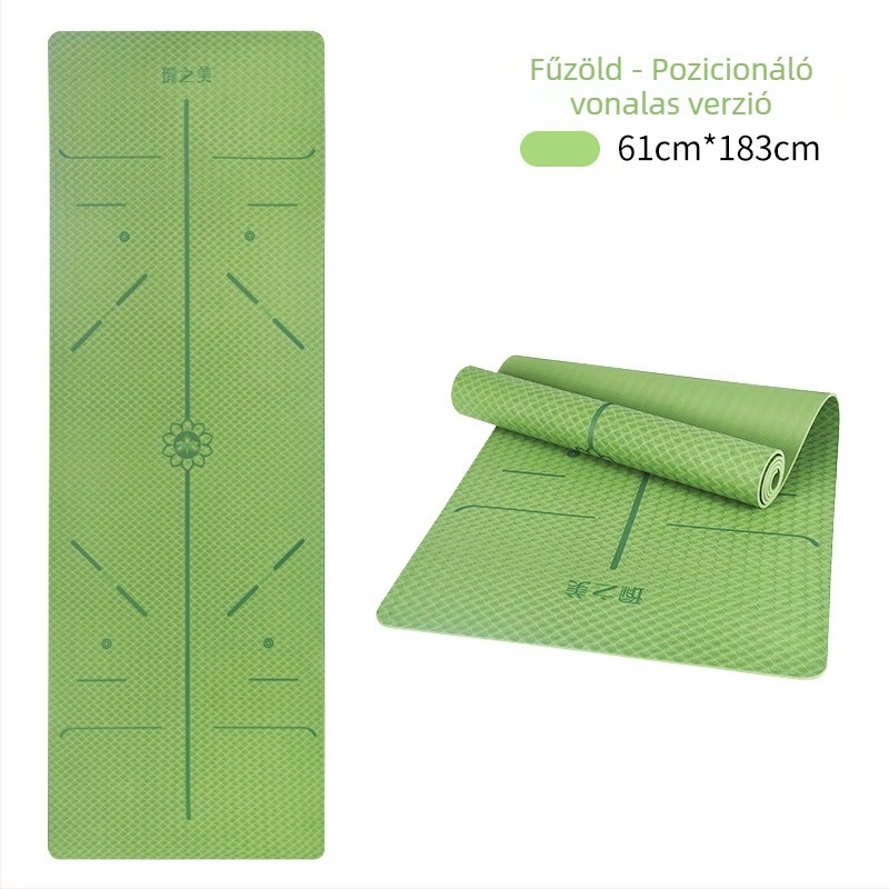 Tpe jógaszőnyeg nagykereskedelmi gyártótól, vastagított, extra nagy sportfitnesz padlószőnyeg, csúszásmentes otthoni aerobik, hangszigetelt és ütéscsillapító