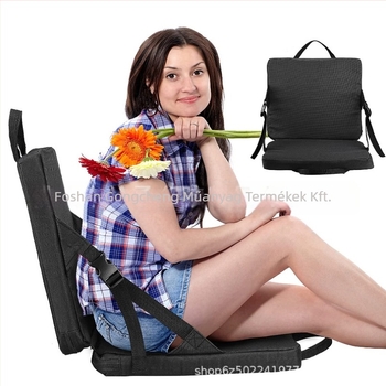 Hordozható stadionülés lelátók számára. Hordozható lelátó háttámlával. Párna háttámlával.