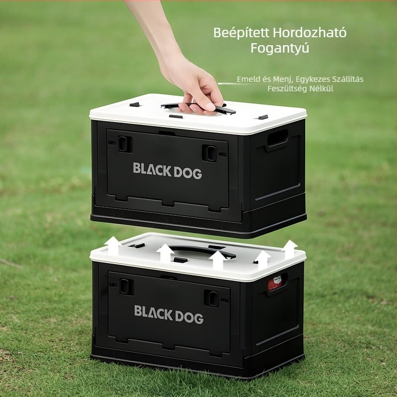 Blackdog kültéri nagy kapacitású kempingfelszerelés mindennapi hordozható összecsukható doboz tároló snack tároló doboz