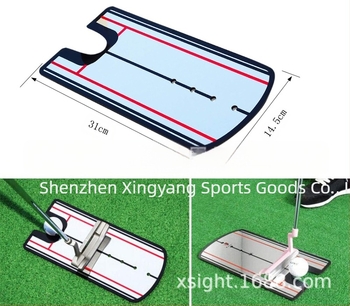 Akril golfütő tükör swing gyakorló testtartás-korrekciós golf ütőmatrac golf kellékek