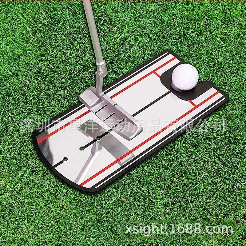 Akril golfütő tükör swing gyakorló testtartás-korrekciós golf ütőmatrac golf kellékek