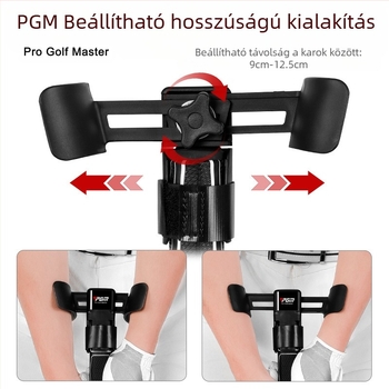 PGM golf puttoló segédedző, állítható hosszúságú/kiegészítő gyakorlatokhoz, fix csuklós puttoló edzőgép