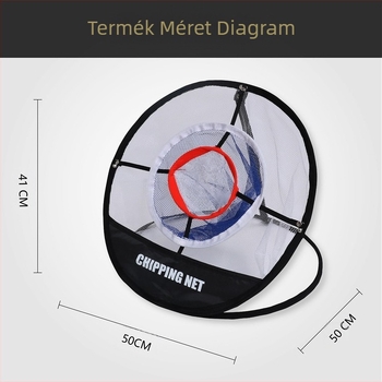 Határokon átnyúló, népszerű, háromrétegű golfvágó rúd, NetEase tároló, hordozható, összecsukható gyakorlóháló, golfvágó rúd gyakorlóháló