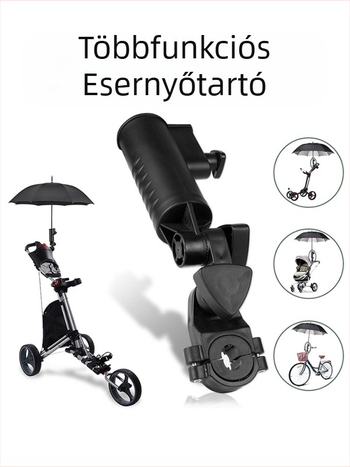 Golf esernyőtartó fekete műanyag esernyőtartó állítható szögű golf esernyőcső kiegészítők és kellékek